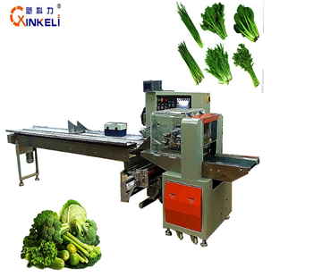 Máquina de embalaje de verduras en la India