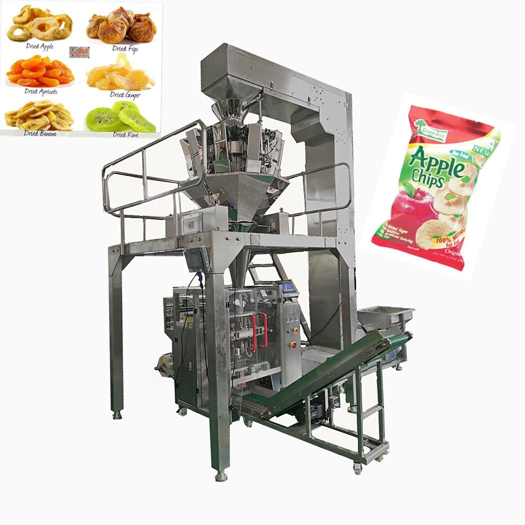 French fries automatic weighing and packing machine